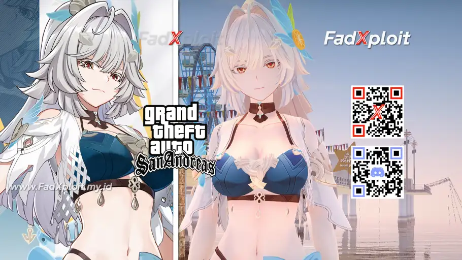 Erdős Helia - Summer Tactical Gear Mods by FadXploit - Honkai Impact