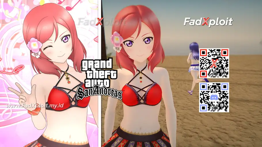 Maki Nishikino - Summer Splash Mods by FadXploit - Love Live! School Idol Festival ALL STARS